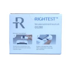 BIONIME RIGHTEST GS280 vércukor tesztcsík 50 db