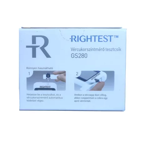 BIONIME RIGHTEST GS280 vércukor tesztcsík 50 db