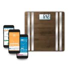 MEDISANA BS 552 Connect bambusz testösszetétel-elemző mérleg (sötét)