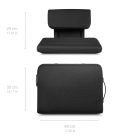 MEDISANA OL 350 Ék alakú Memóriahabos melegítő párna ágyéki támasszal