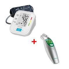   MEDISANA Ecomed BU-95E Felkaros vérnyomásmérő + FTN infravörös érintés nélküli hőmérő