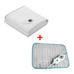   MEDISANA HU 666 Ágymelegítő betét (150x80 cm) + Ecomed HP-50E Melegítőpárna (40x30 cm)