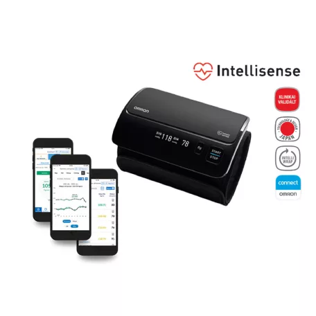 OMRON EVOLV Intellisense felkaros okos-vérnyomásmérő Bluetooth adatátvitellel