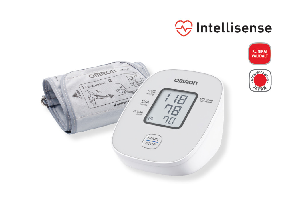 OMRON M2 Basic Intellisense felkaros vérnyomásmérő - ÚJ 2020