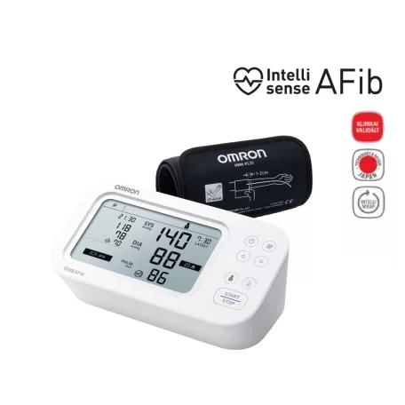 OMRON M6 COMFORT AFib INTELLISENSE felkaros vérnyomásmérő HEM-7380-E