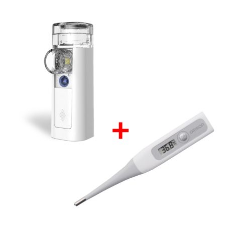 mini Air 360+ rezgőmembrános mesh inhalátor +Flex Temp Smart lázmérő