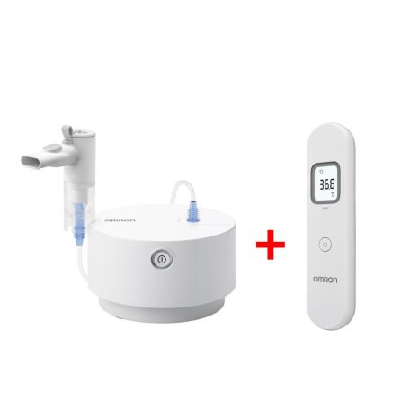 OMRON C28P (NE-C105) inhalátor + GT 730 infravörös érintésnélküli hőmérő