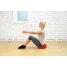 SISSEL Balancefit egyensúlyozó párna (32cm) - piros