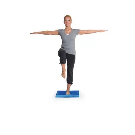 SISSEL Balancefit kétoldali egyensúlyozó párna (50x41x6cm) - kék