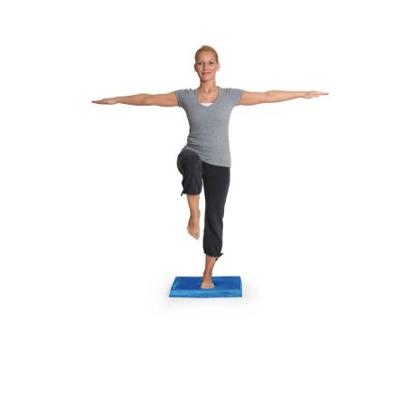 SISSEL Balancefit kétoldali egyensúlyozó párna (95x41x6cm) - kék