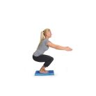 SISSEL Balancefit kétoldali egyensúlyozó párna (95x41x6cm) - kék