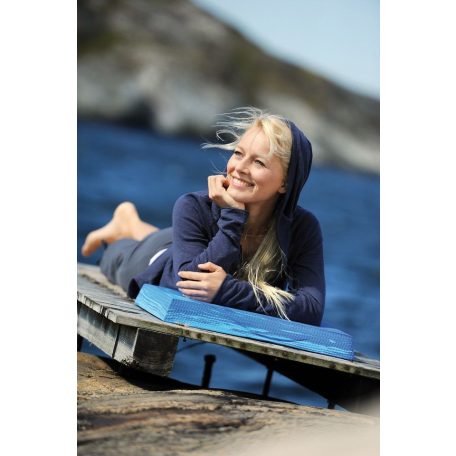 SISSEL Balancefit kétoldali egyensúlyozó párna (95x41x6cm) - kék