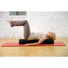 SISSEL Pilates  alakformáló henger, 100 cm, fekete