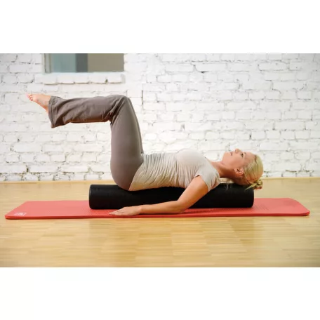 SISSEL Pilates  alakformáló henger, 100 cm, fekete